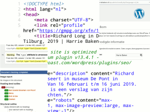 Logboek WordPress html harriebaken.nl featured image