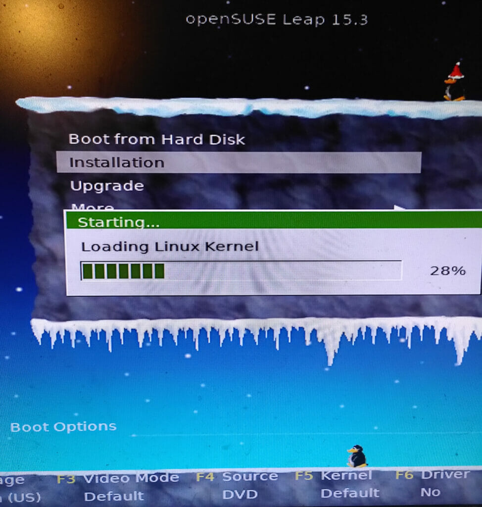 Upgrade naar openSUSE Linux Leap 15.3, DVD, 2021-12-25, week 51-2022