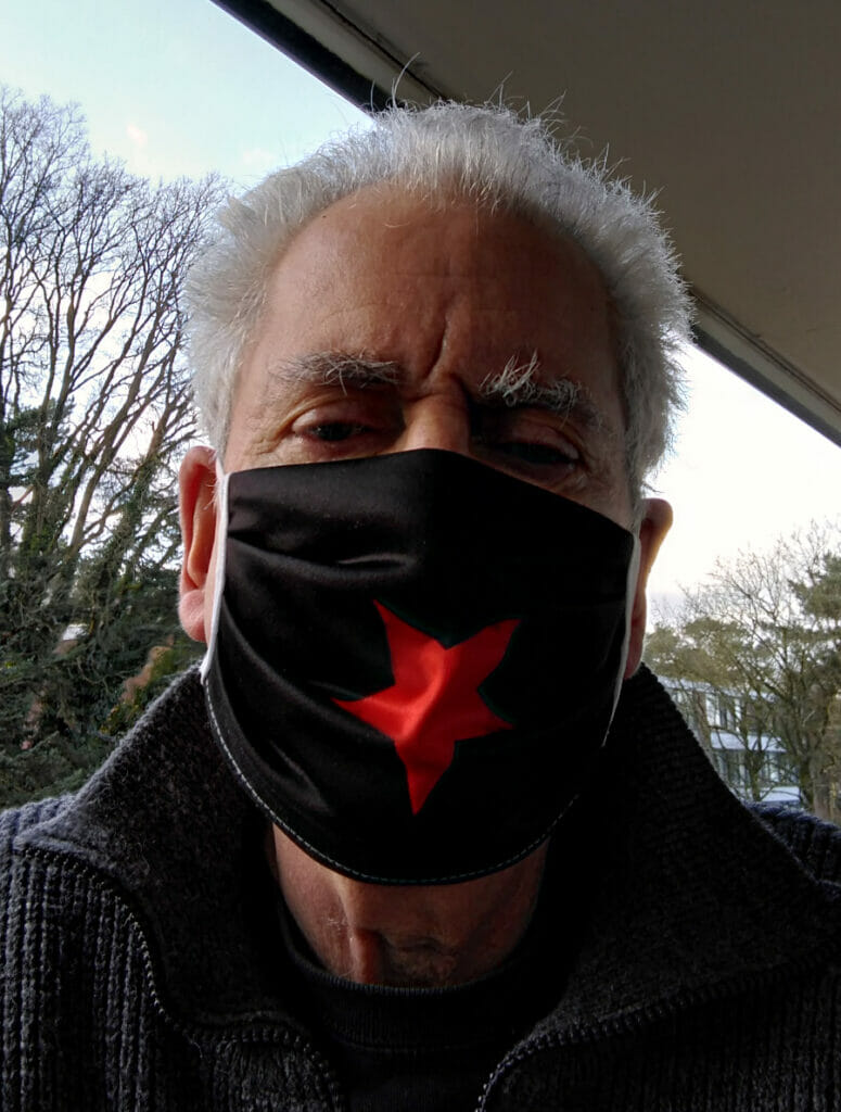 Harrie Baken, mondkapje, anarcho-communisme, corona, 2021-09-07, week 1-2022