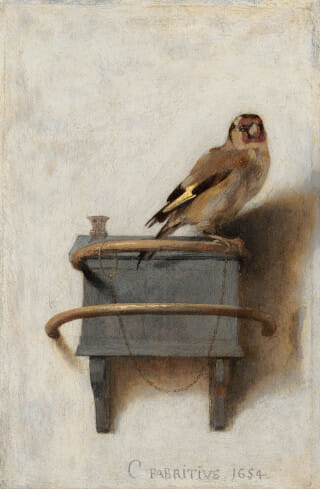 Puttertje (1654) Carel Fabritius, Mauritshuis, Den Haag