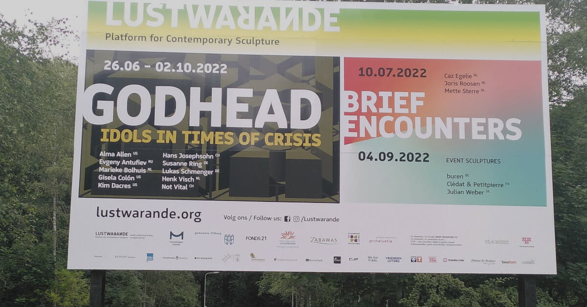 Lustwarande 2022 GODHEAD, Billboard, Warandelaan, Tilburg, 2022-06-21 (HB)